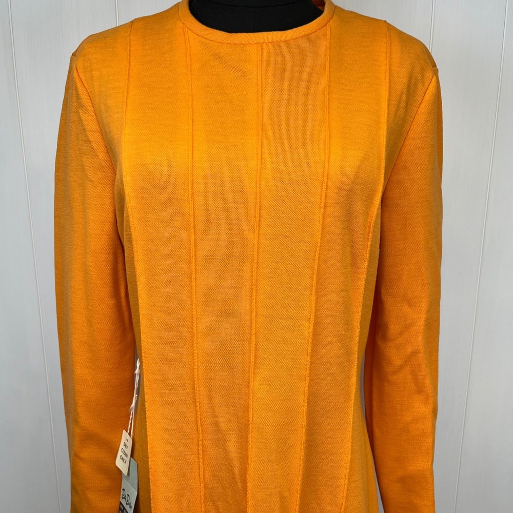 Vintage Betty Barclay Wool Knit Dress‎ Size 13 Made in USA Dead Stock with Tags - Picture 3 of 14